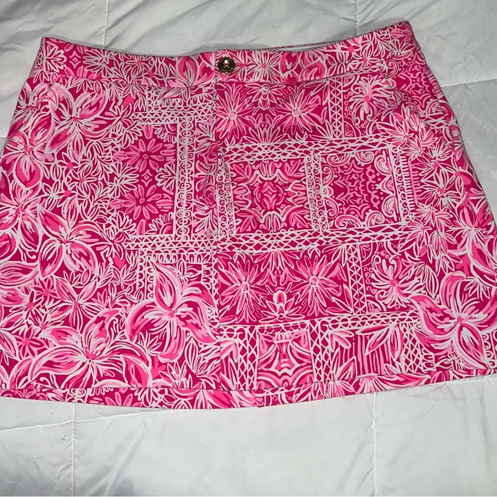 Lilly Pulitzer Skort – Women’s Size 12 – Pink & White